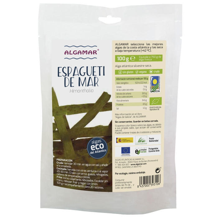 Alga ESPAGUETI DE MAR 100g ALGAMAR