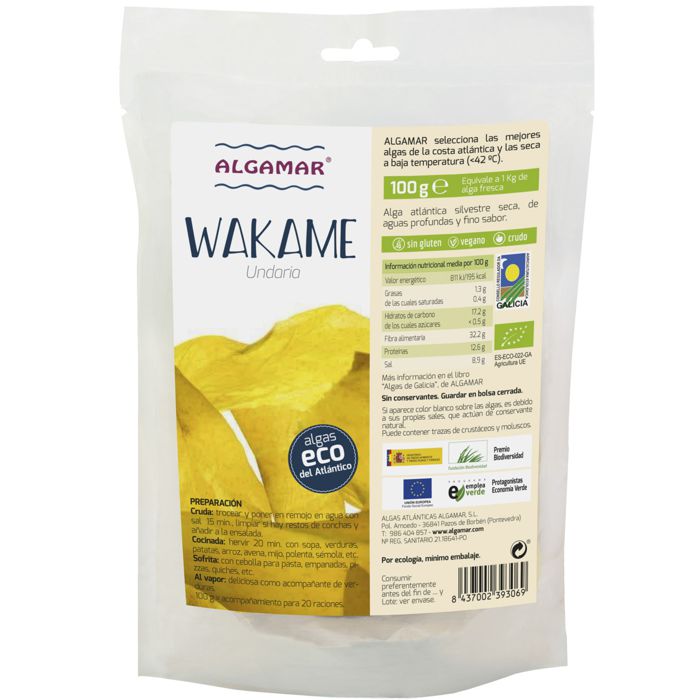 Alga WAKAME 100g ALGAMAR