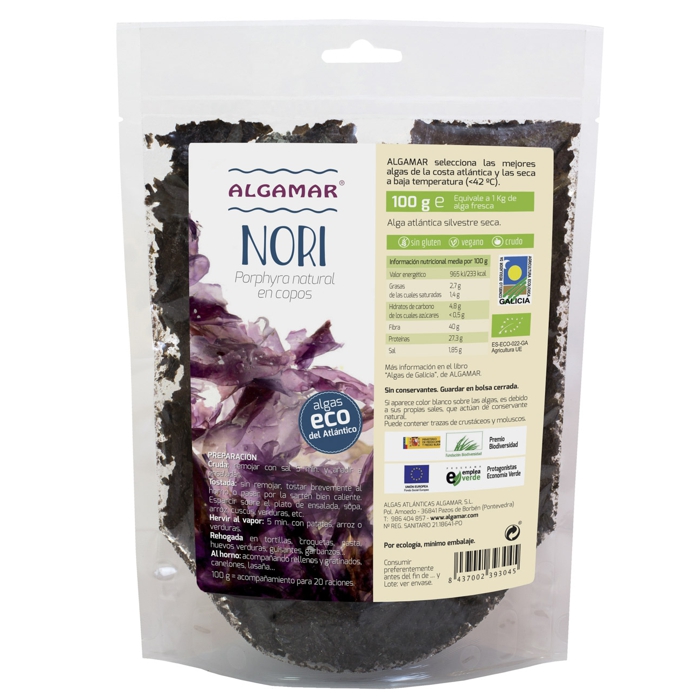 Alga NORI COPOS 100g ALGAMAR