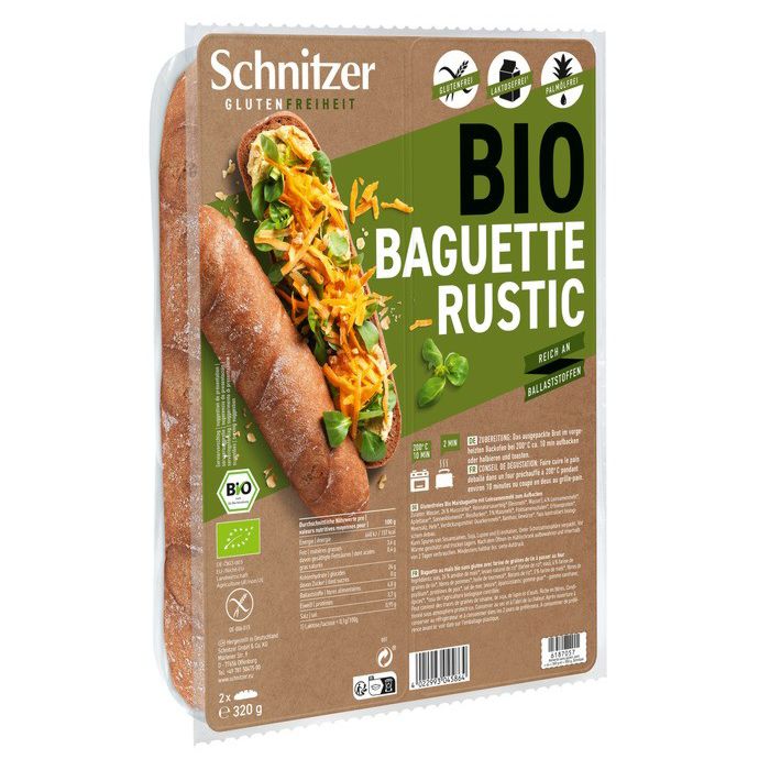 Baguette RUSTIC 2x160g SCHNITZER