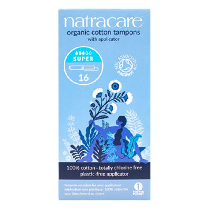 Tampons SÚPER amb aplicador 16 un. NATRACARE