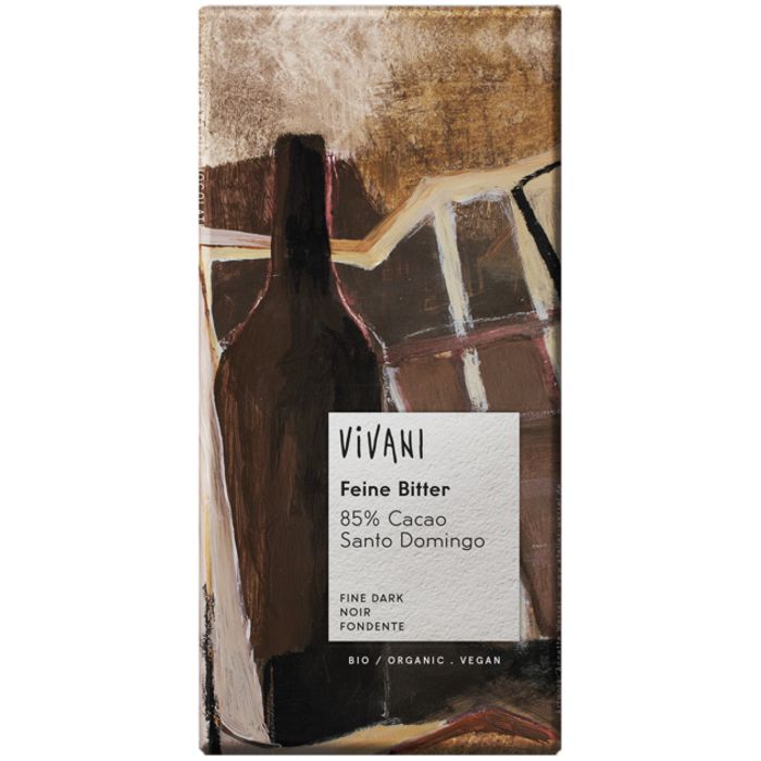 Xocolata 85% cacau 100g VIVANI