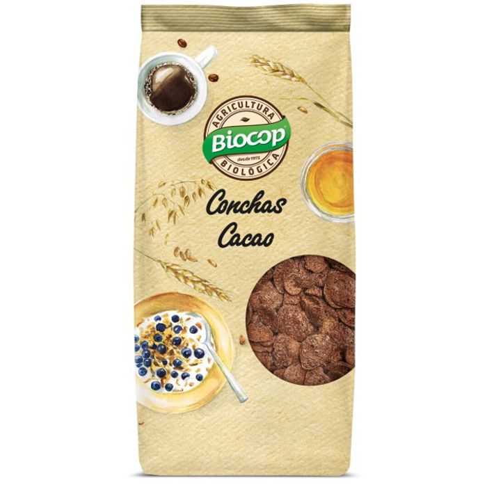 Petxines cruixents amb xocolata 250g BIOCOP