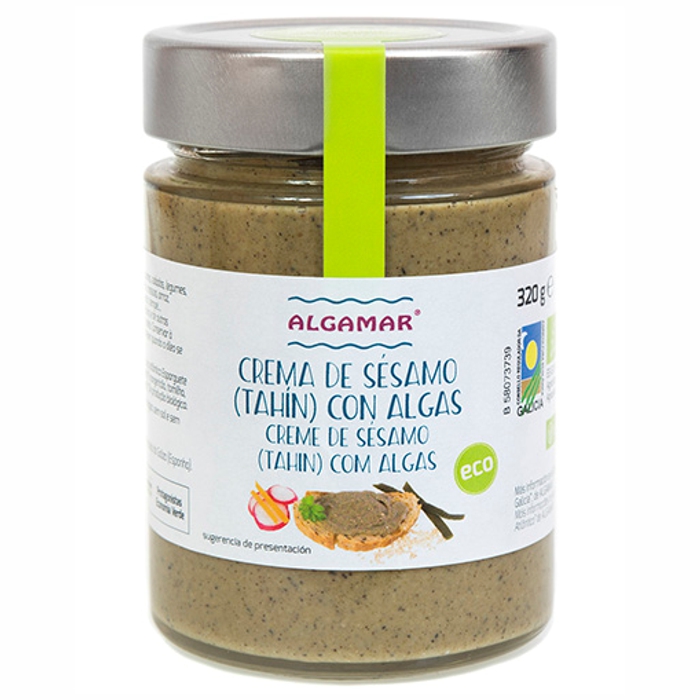 Crema de sèsam amb algues 320g ALGAMAR