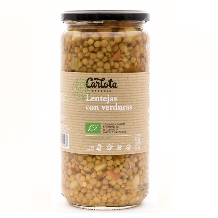 Llenties amb verdures s/gluten 720g CARLOTA