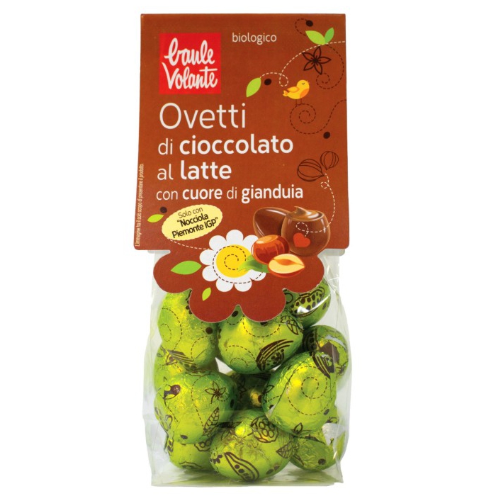 Ous xoco llet amb cor Gianduia 100g B.VOLANTE