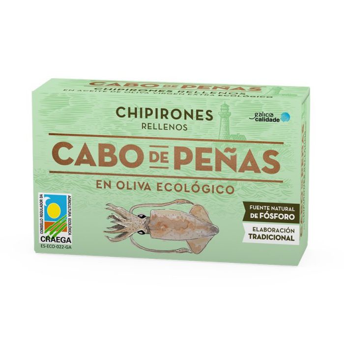 Xipirons en oli d'oliva V.E. 111g CABO DE PEÑAS
