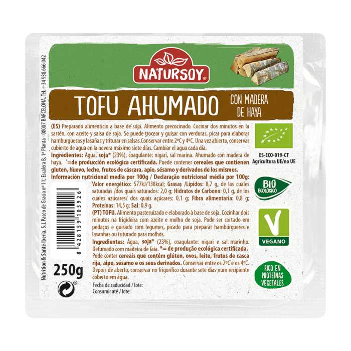 Tofu fumat 250g NATURSOY