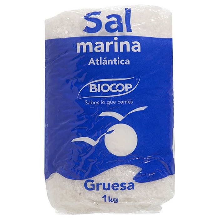 Sal marina Atlàtica GRUIXUDA 1kg BIOCOP