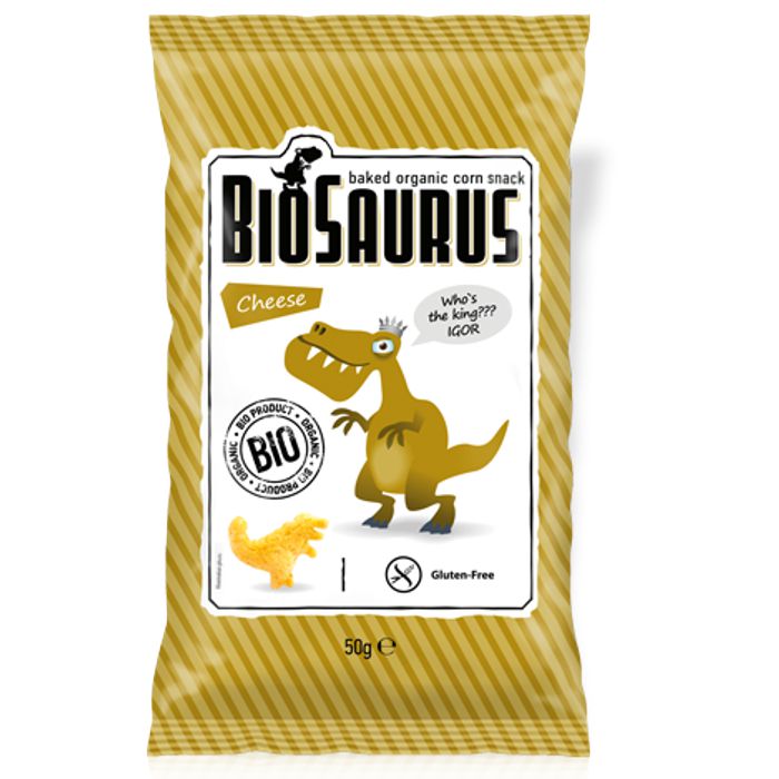 Snack FORMATGE 50g BIOSAURUS