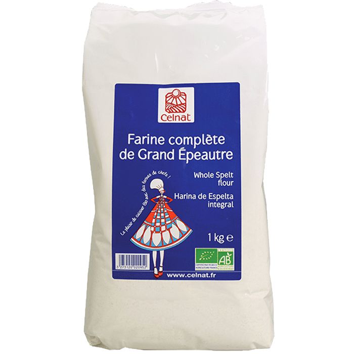 Farina d'espelta integral 1kg CELNAT