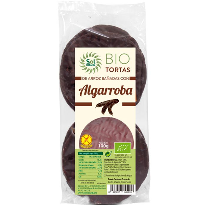 Tortes arròs GARROFA 100g S.NATURAL