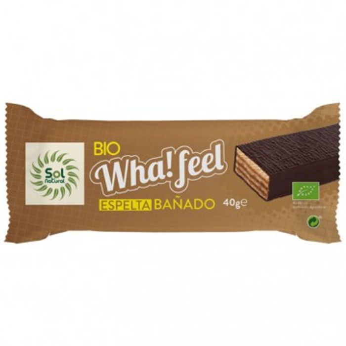 Wha! Feel espelta- bany cacao 40g SOL NATURAL