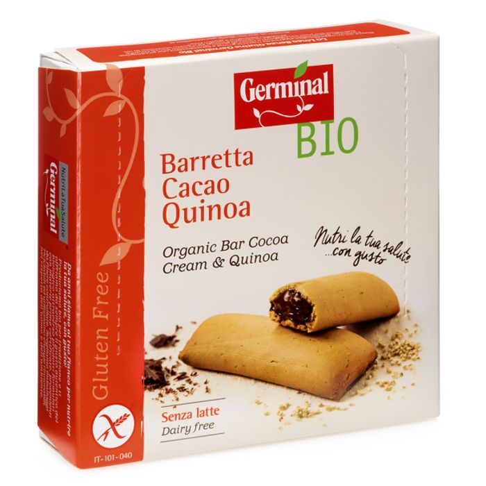 Barretes quinoa farcida CACAU 180g Germinal