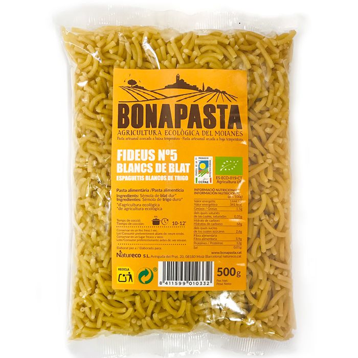 Fideus Nº5 BLAT 500g BONAPASTA