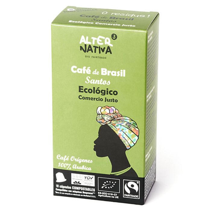 Cafè de Brasil 10 caps. compostables  ALTERNATIVA 3