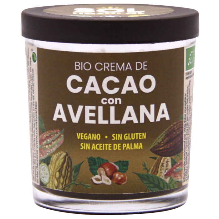 Crema xocolata-avellanes 200g SOL NATURAL