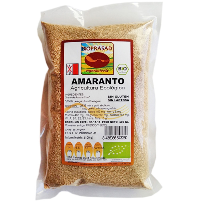 Amarant s/gluten 500g BIOPRASAD