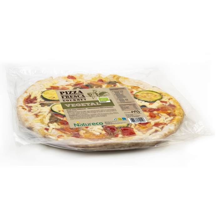 Pizza fresca vegetal 450g NATURECO