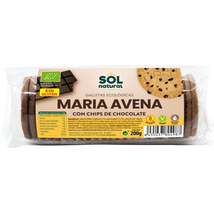 G. Maria CIVADA xips xoc. s/glut. 200g SOL NATURAL