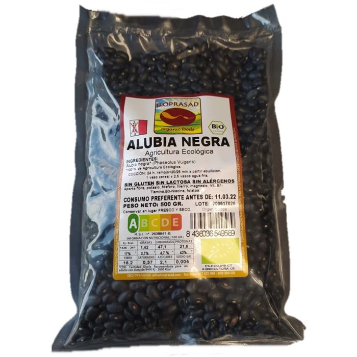 Mongeta negra s/gluten 500g BIOPRASAD
