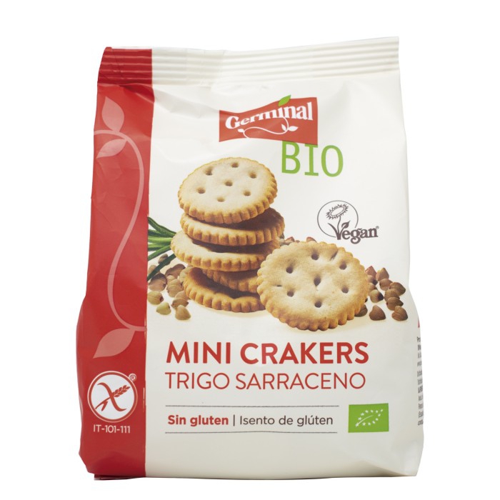 Mini crackers s/gluten 100g GERMINAL