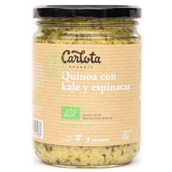 Quinoa, kale i espinacs sense gluten 425g CARLOTA